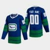 Custom Vancouver Canucks Jersey Name And Number 2020-21 Blue Player Alternate NHL 5 Custom Vancouver Canucks Jersey Name And Number 2020-21 Blue Player Alternate NHL