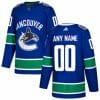 Custom Vancouver Canucks Jersey Name And Number Blue Home NHL 4 Custom Vancouver Canucks Jersey Name And Number Blue Home NHL