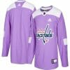 Custom Washington Capitals Jersey Name And Number Purple Pink Hockey Fights Cancer Practice