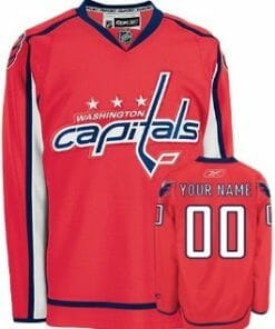 Custom Washington Capitals Jersey Name And Number Red