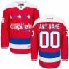 Custom Washington Capitals Jersey Name And Number Red Third Reebok NHL