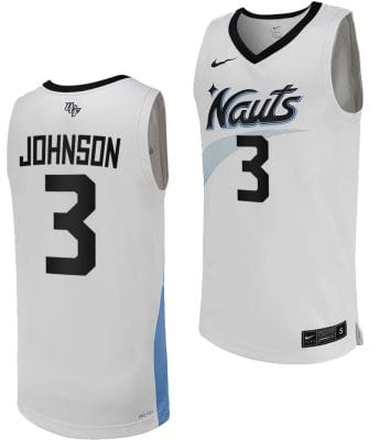 Darius Johnson Jersey #3 UCF Knights Replica College Basketball White Uniform