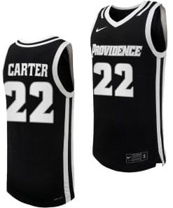 Devin Carter Jersey #22 Providence Friars Replica College Basketball Black Uniform