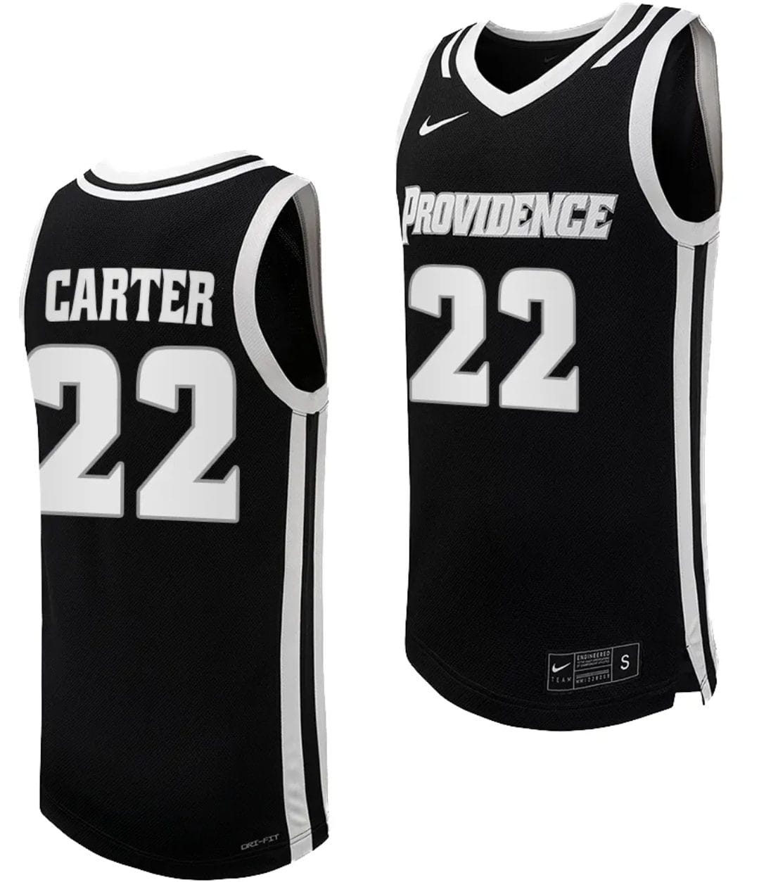 Devin Carter Jersey #22 Providence Friars Replica College Basketball Black Uniform 1 Devin Carter Jersey #22 Providence Friars Replica College Basketball Black Uniform