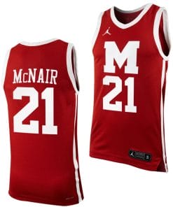 Joemel McNair Jersey #21 Morehouse Tigers Replica College Basketball Maroon