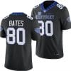 Kentucky Wildcats Brenden Bates Jersey #80 Alternate Football Game Black 2023