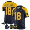 Michigan Wolverines Colston Loveland Jersey #18 Special College Football 2023 Stitched Navy Alternate 4 Michigan Wolverines Colston Loveland Jersey #18 Special College Football 2023 Stitched Navy Alternate