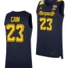 Marquette Golden Eagles Jamal Cain Jersey #23 College Basketball Blue