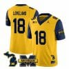 Michigan Wolverines Colston Loveland Jersey #18 Special College Football 2023 Stitched Navy Sleeves
