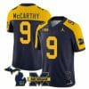 Michigan Wolverines JJ McCarthy Jersey Special #9 College Football 2023 Stitched Navy Alternate 5 Michigan Wolverines JJ McCarthy Jersey Special #9 College Football 2023 Stitched Navy Alternate
