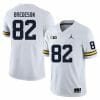 Michigan Wolverines Max Bredeson Jersey #82 College Football Game White