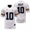 Michigan Wolverines Tom Brady Jersey #10 College Football Game White