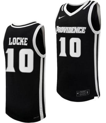 Noah Locke Jersey #10 Providence Friars Replica College Basketball Black Uniform 8 Noah Locke Jersey #10 Providence Friars Replica College Basketball Black Uniform