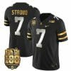 Ohio State Buckeyes CJ Stroud Jersey #7 College Football Stitched Black Limited