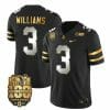 Ohio State Buckeyes Miyan Williams Jersey #3 College Football Stitched Black Limited