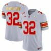 Ohio State Buckeyes TreVeyon Henderson Jersey #32 College Football Stitched Gold Trim