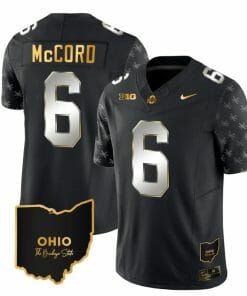 Ohio State Buckeyes Kyle Mccord Jersey #6 College Football Stitched Alternate Black Limited