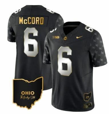 Ohio State Buckeyes Kyle Mccord Jersey #6 College Football Stitched Alternate Black Limited 8 Ohio State Buckeyes Kyle Mccord Jersey #6 College Football Stitched Alternate Black Limited