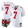 Ohio State Buckeyes CJ Stroud Jersey #7 College Football Stitched Alternate 2023 White Limited