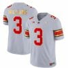 Ohio State Buckeyes Miyan Williams Jersey #3 College Football Stitched Gold Trim