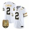 Ohio State Buckeyes Emeka Egbuka Jersey #2 College Football Stitched White Gold