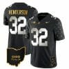Ohio State Buckeyes Treveyon Henderson Jersey #32 College Football Stitched Alternate Black Limited