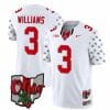 Ohio State Buckeyes Miyan Williams Jersey #3 College Football Stitched Alternate 2023 White Limited