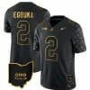 Ohio State Buckeyes Emeka Egbuka Jersey #2 College Football Stitched Alternate Black Gold