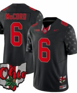 Ohio State Buckeyes Kyle Mccord Jersey #6 College Football Stitched Alternate 2023 Black Limited