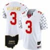 Ohio State Buckeyes Miyan Williams Jersey #3 College Football Stitched Alternate White Gold Trim