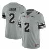 Ohio State Buckeyes Emeka Egbuka Jersey #2 College Football Stitched Black Gray