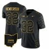 Ohio State Buckeyes Treveyon Henderson Jersey #32 College Football Stitched Alternate Black Gold