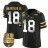 Ohio State Buckeyes Marvin Harrison Jr Jersey #18 College Football Stitched Black Limited