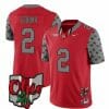Ohio State Buckeyes Emeka Egbuka Jersey #2 College Football Stitched Alternate 2023 Red