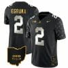 Ohio State Buckeyes Emeka Egbuka Jersey #2 College Football Stitched Alternate Black Limited