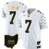 Ohio State Buckeyes CJ Stroud Jersey #7 College Football Stitched Alternate White Gold