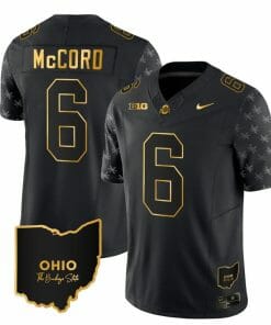 Ohio State Buckeyes Kyle Mccord Jersey #6 College Football Stitched Alternate Black Gold