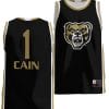 Oakland Golden Grizzlies Jamal Cain Jersey #1 College Basketball Black Blue 3 Oakland Golden Grizzlies Jamal Cain Jersey #1 College Basketball Black Blue
