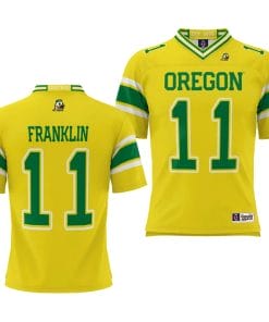 Oregon Ducks Troy Franklin Jersey #11 Football Game College Yellow