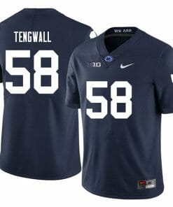 Penn State Landon Tengwall Jersey #58 College Football Game Navy With Name