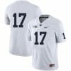 Penn State Mason Stahl Jersey #17 College Football Game White No Name