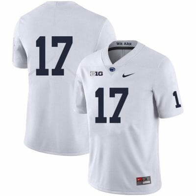 Penn State Mason Stahl Jersey #17 College Football Game White No Name