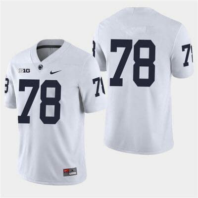 Penn State Mike Munchak Jersey #78 College Football Game White No Name