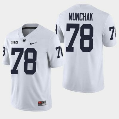 Penn State Mike Munchak Jersey #78 College Football Game White With Name