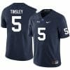 Penn State Mitchell Tinsley Jersey #5 College Football Game Navy With Name