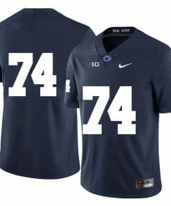 Penn State Olumuyiwa Fashanu Jersey #74 College Football Game Navy No Name