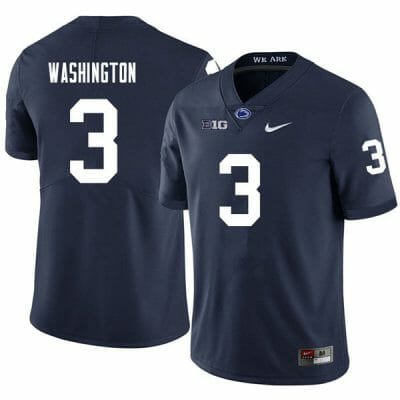 Penn State Parker Washington Jersey #9 College Football Game Navy With Name 10 Penn State Parker Washington Jersey #9 College Football Game Navy With Name