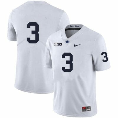 Penn State Parker Washington Jersey #9 College Football Game White No Name 10 Penn State Parker Washington Jersey #9 College Football Game White No Name