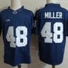 Penn State Shareef Miller Jersey #48 College Football Game Navy With Name
