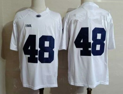 Penn State Shareef Miller Jersey #48 College Football Game White No Name